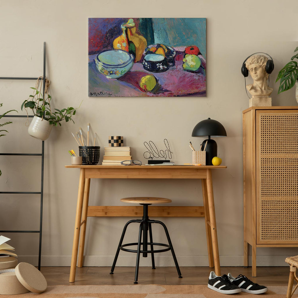 Henri Matisse Dishes and Fruit Classic Canvas Print