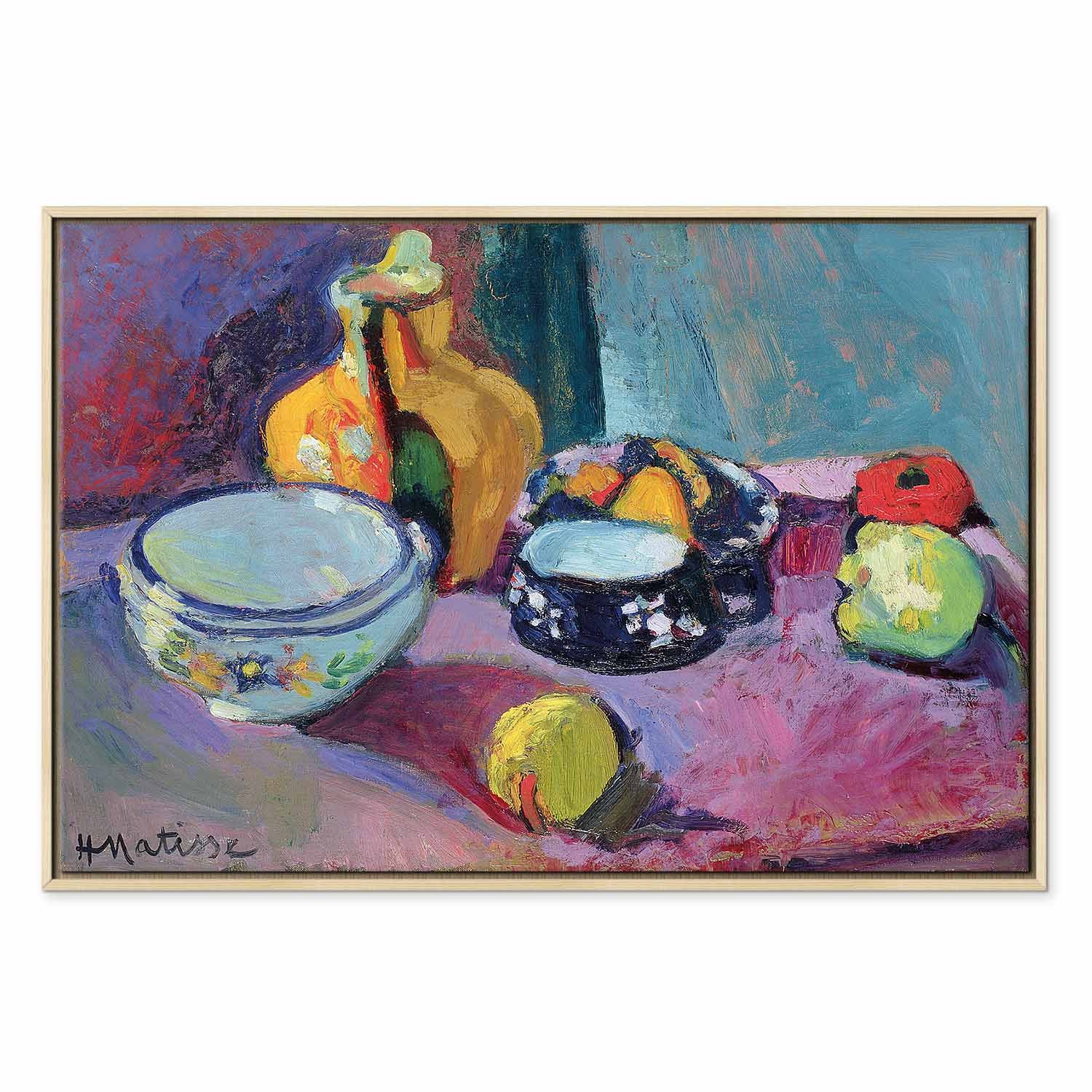 Henri Matisse Dishes and Fruit Classic Canvas Print
