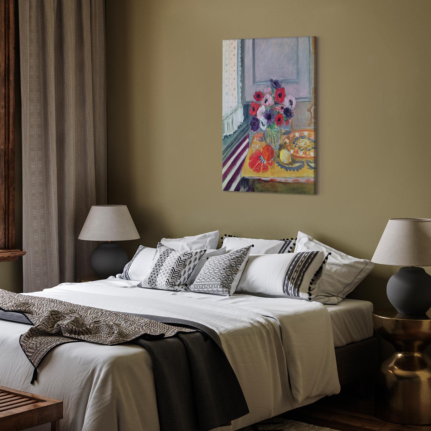 Matisse Still Life with Anemones Classic Canvas Print