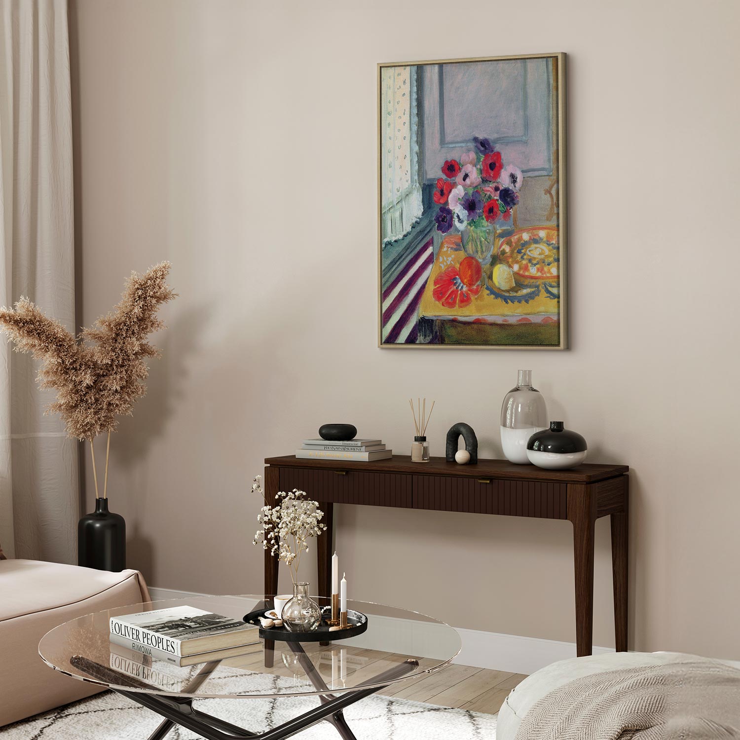 Matisse Still Life with Anemones Classic Canvas Print