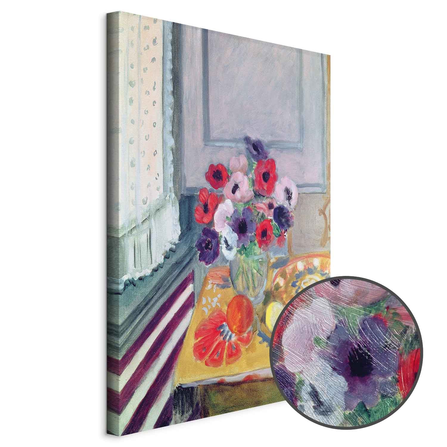 Matisse Still Life with Anemones Classic Canvas Print
