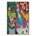 Matisse Woman in a Purple Coat Classic Canvas Print