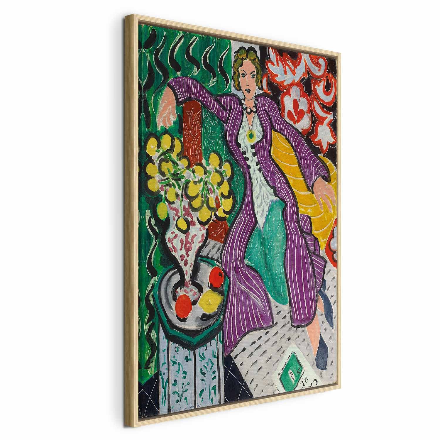 Matisse Woman in a Purple Coat Classic Canvas Print