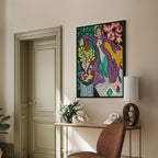 Matisse Woman in a Purple Coat Classic Canvas Print