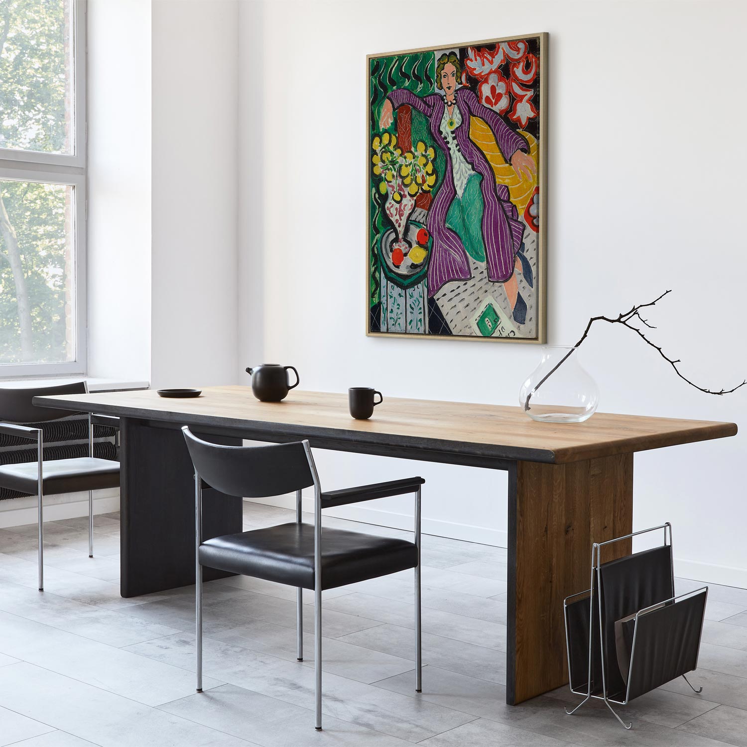 Matisse Woman in a Purple Coat Classic Canvas Print