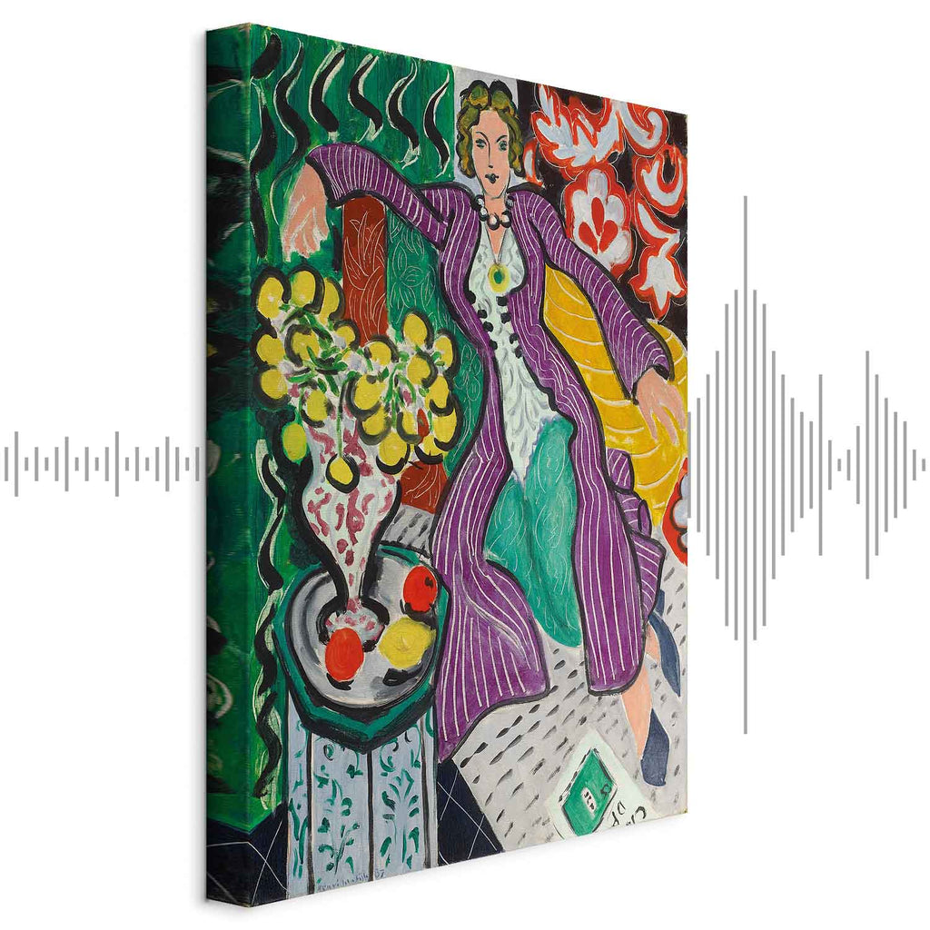 Matisse Woman in a Purple Coat Classic Canvas Print