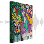 Matisse Woman in a Purple Coat Classic Canvas Print