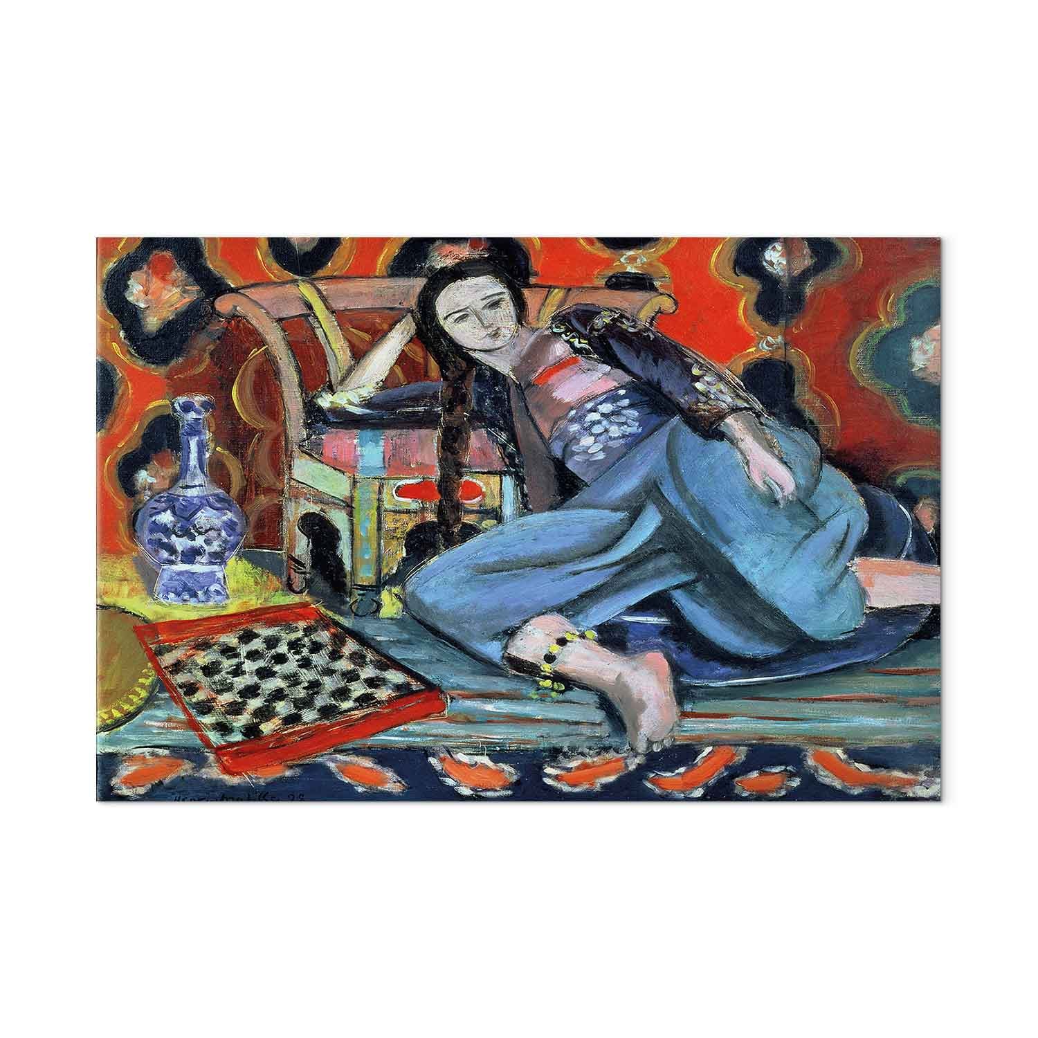 Matisse Odalisque Turkish Chair Classic Canvas Print