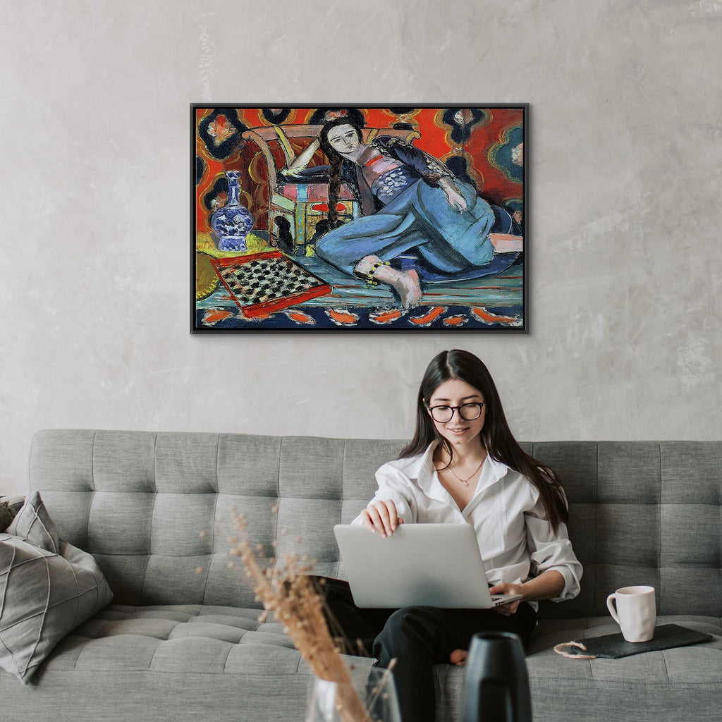 Matisse Odalisque Turkish Chair Classic Canvas Print