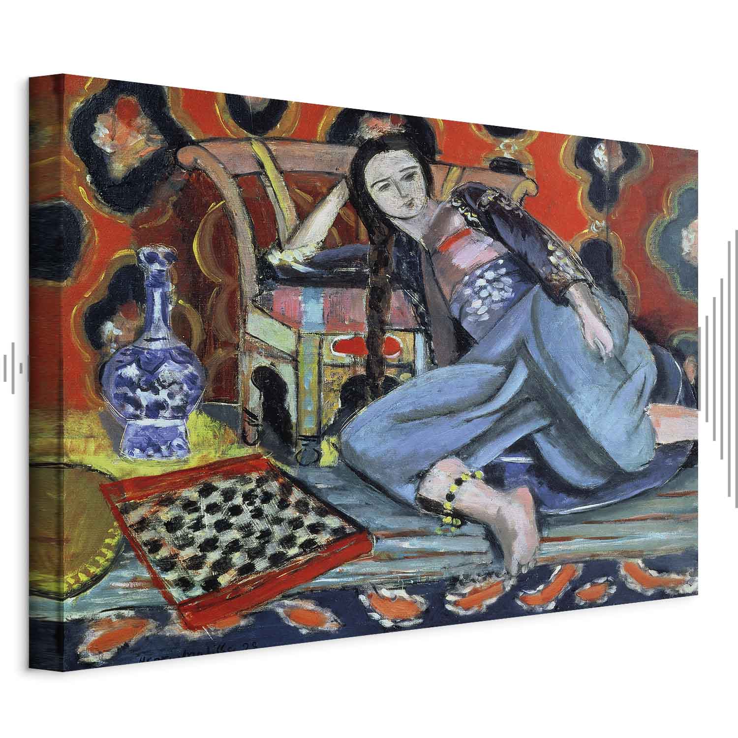 Matisse Odalisque Turkish Chair Classic Canvas Print