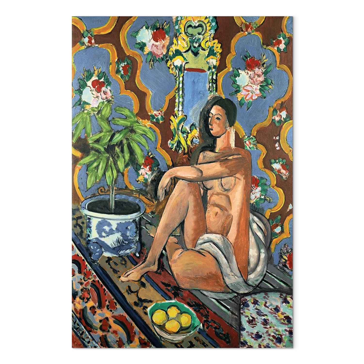 Matisse Decorative Figure Ornamental Ground Canvas Print