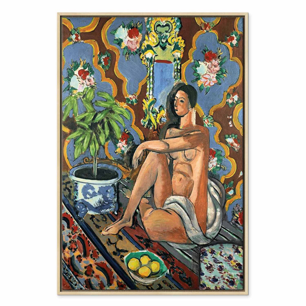Matisse Decorative Figure Ornamental Ground Canvas Print