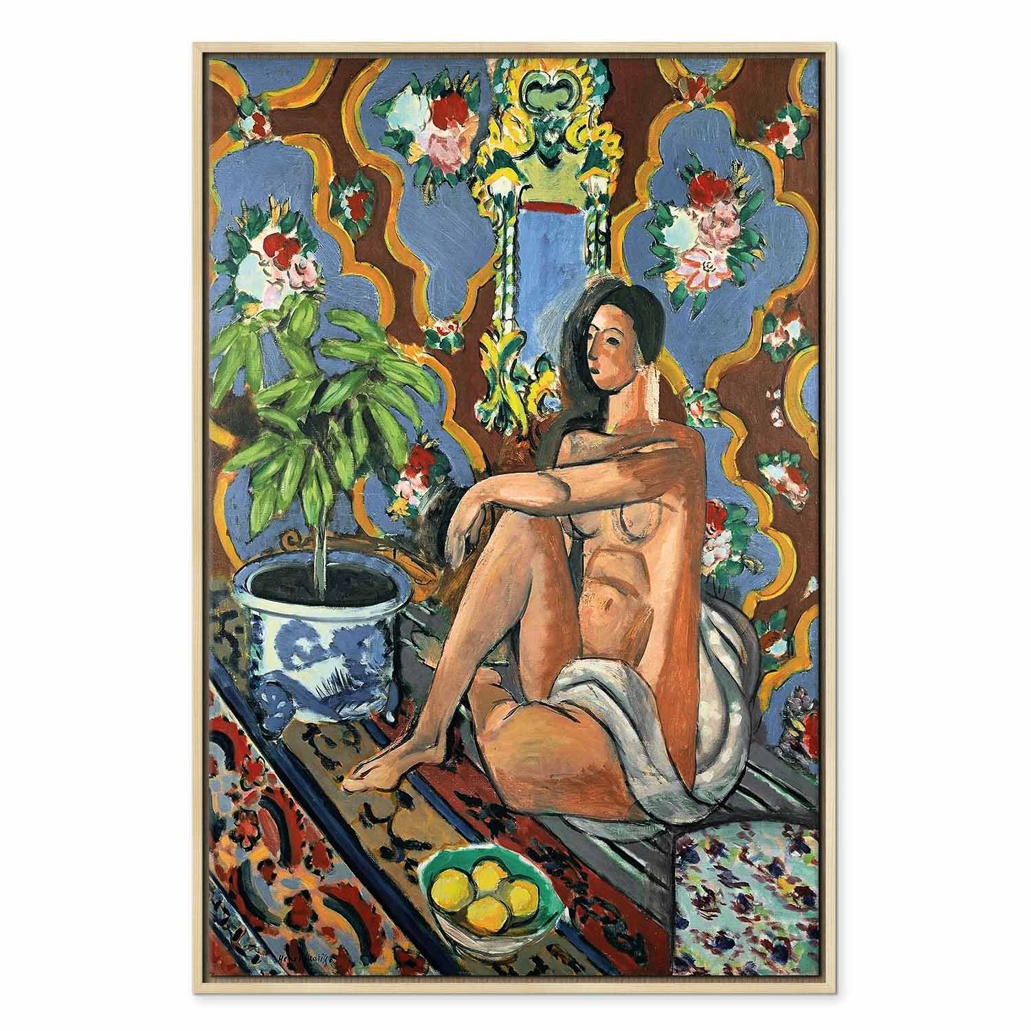 Matisse Decorative Figure Ornamental Ground Canvas Print