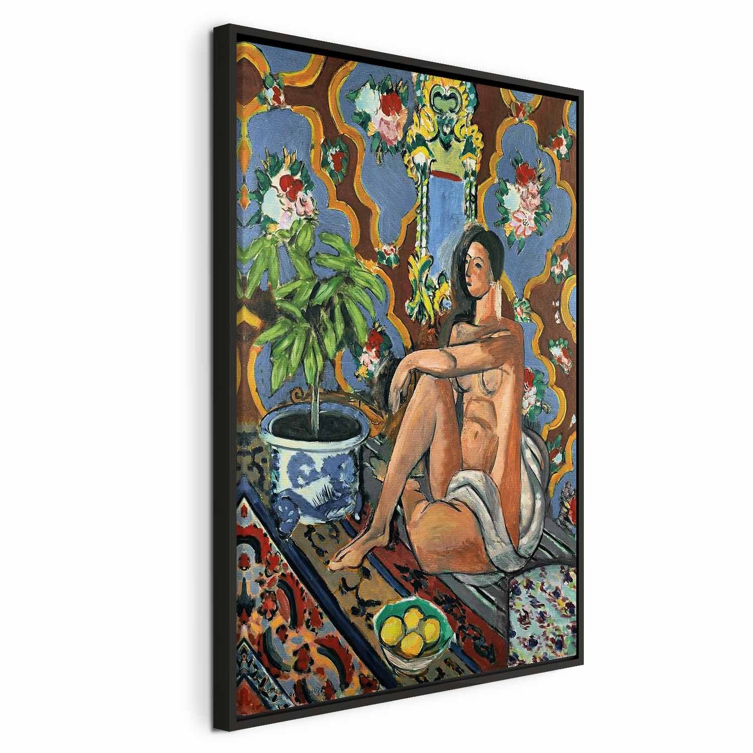 Matisse Decorative Figure Ornamental Ground Canvas Print