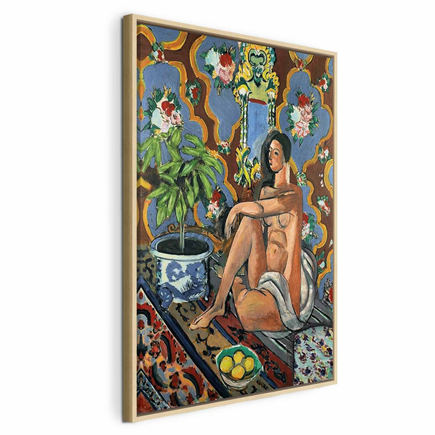 Matisse Decorative Figure Ornamental Ground Canvas Print