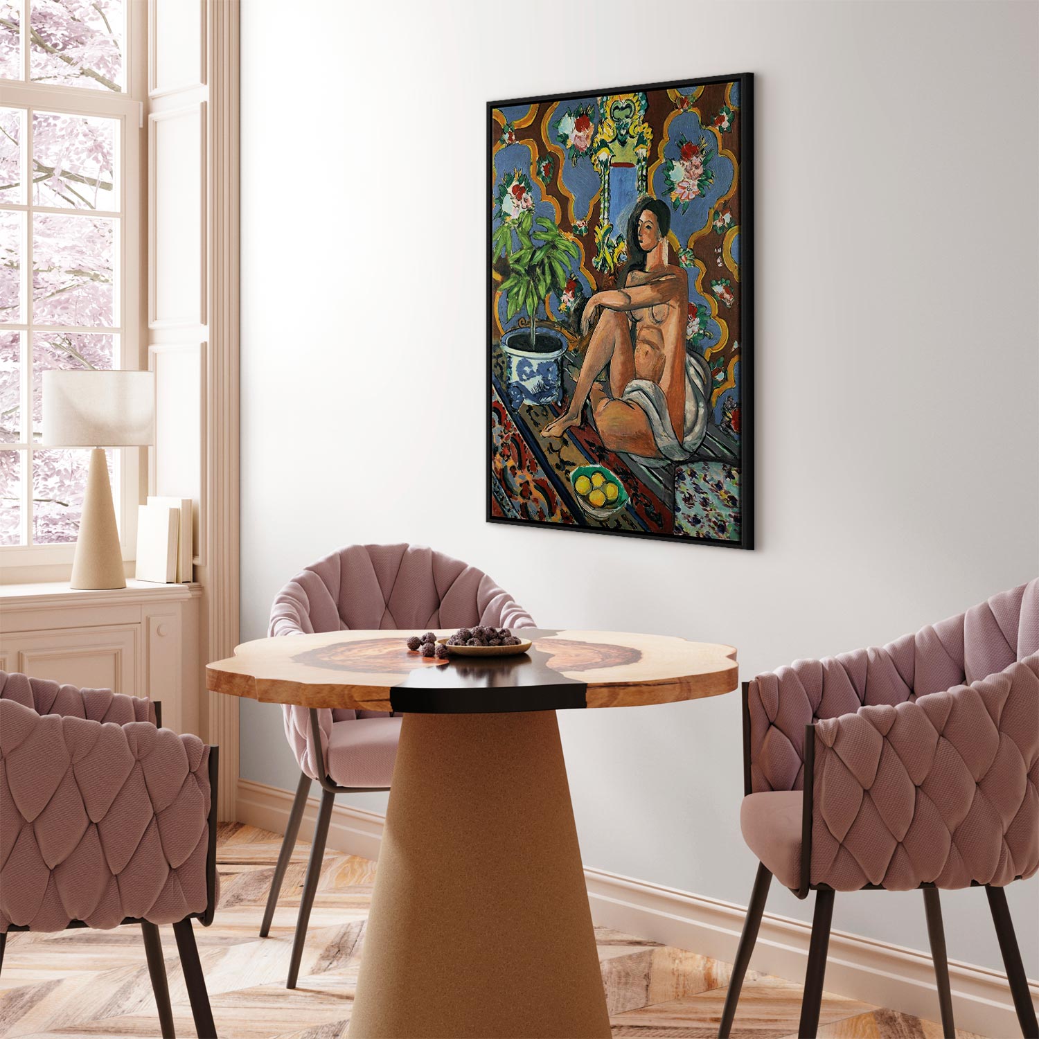 Matisse Decorative Figure Ornamental Ground Canvas Print