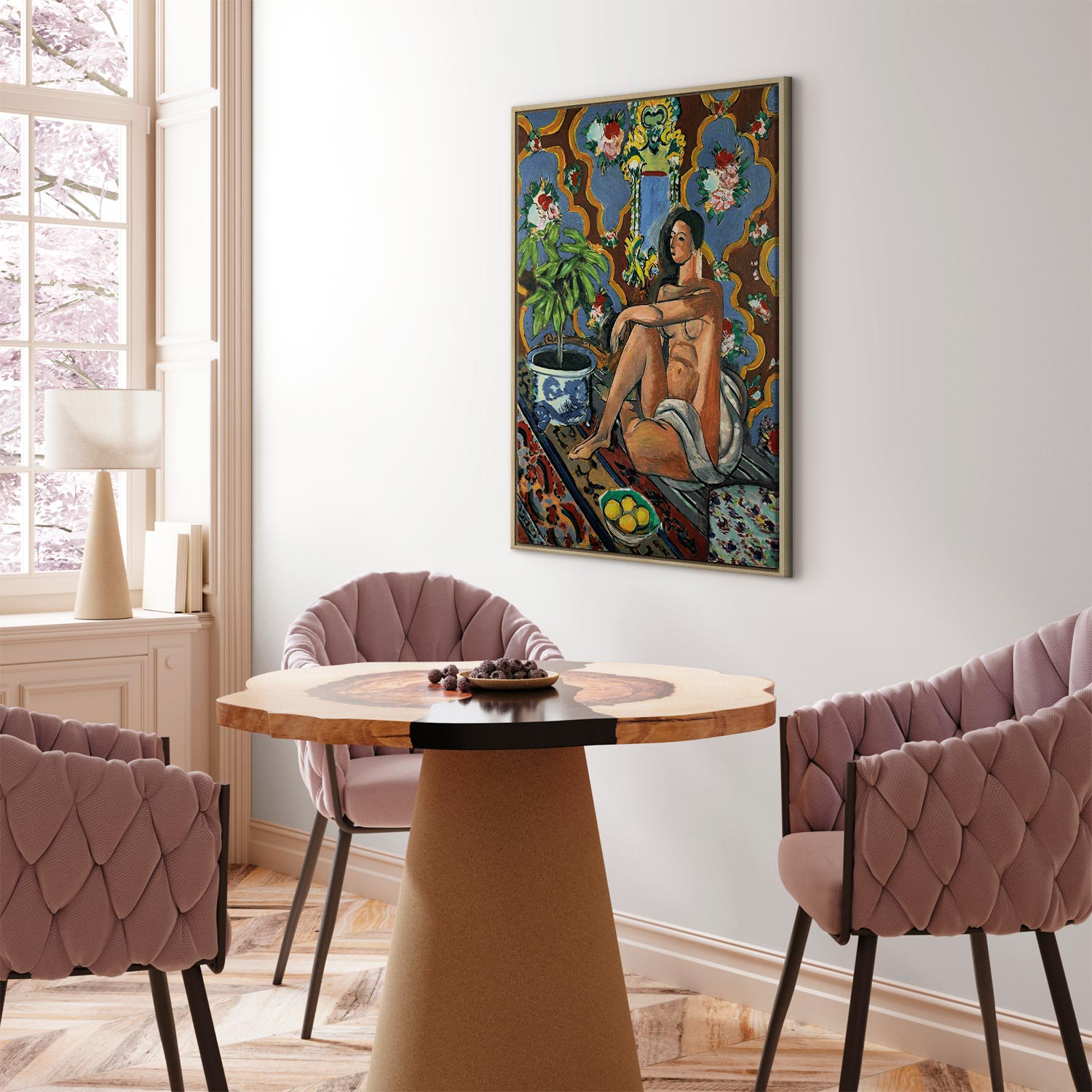 Matisse Decorative Figure Ornamental Ground Canvas Print