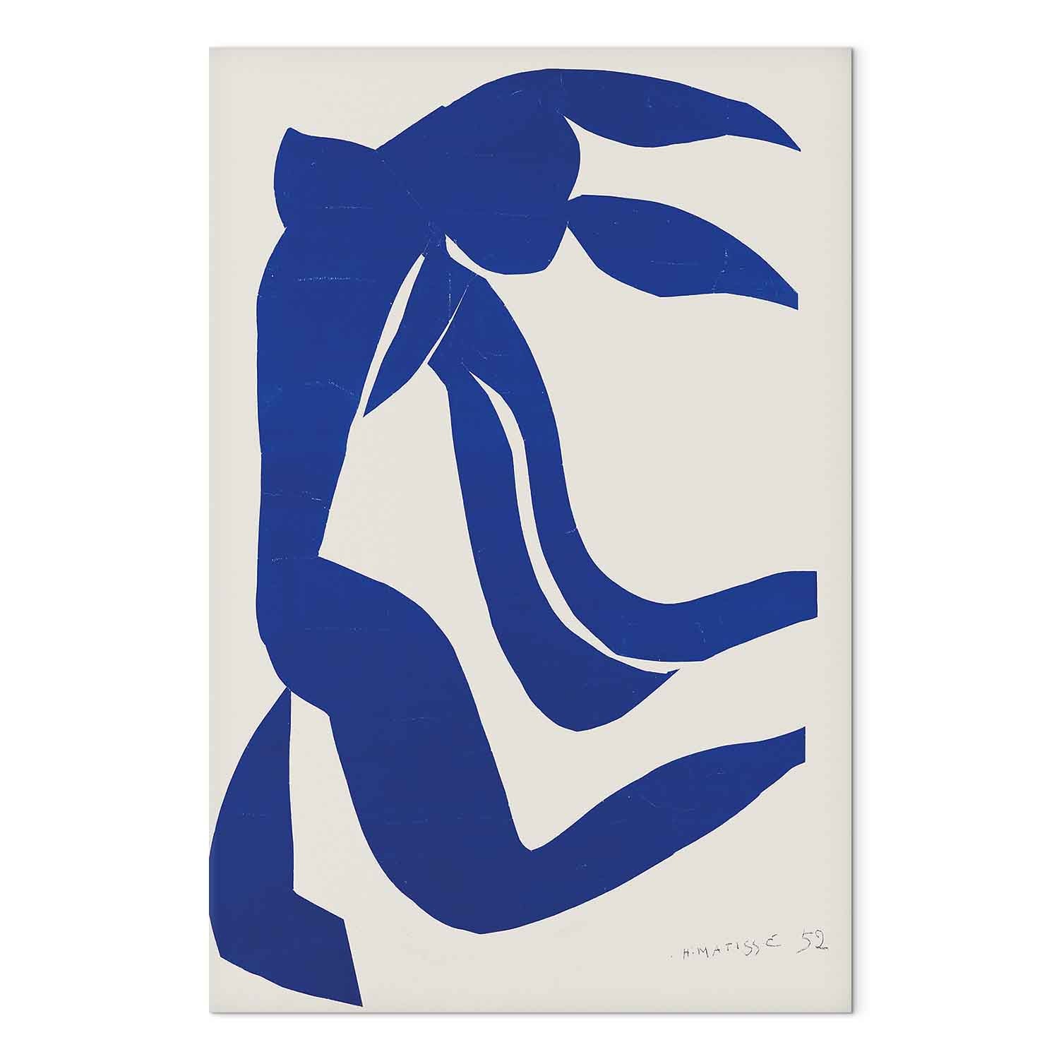 Henri Matisse Flowing Hair Figure Canvas Print