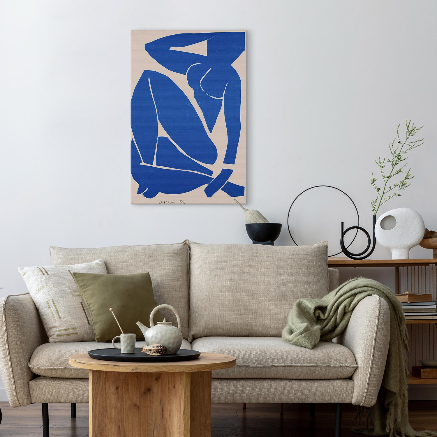 Blue Nude III Matisse Reproduction Canvas Print