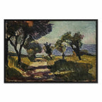 Corsican Olive Trees Landscape Classic Canvas Print