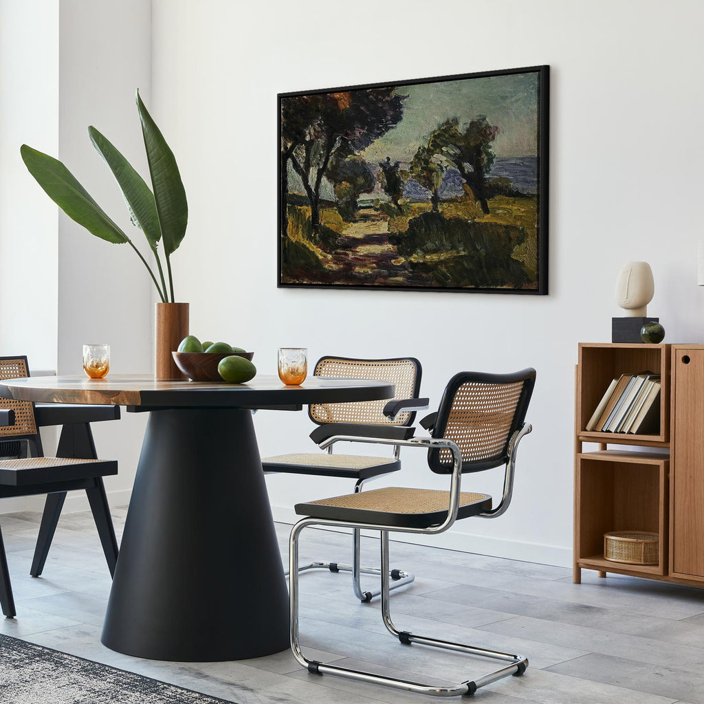 Corsican Olive Trees Landscape Classic Canvas Print