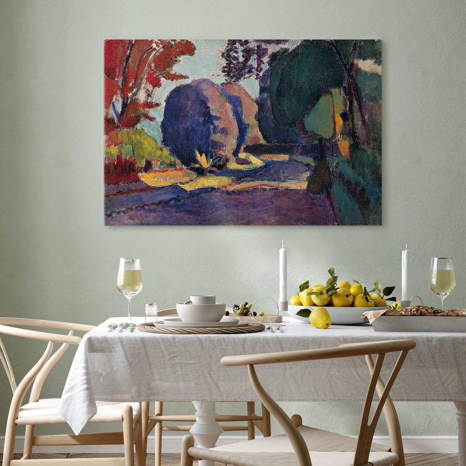 Luxembourg Gardens Matisse Classic Canvas Print