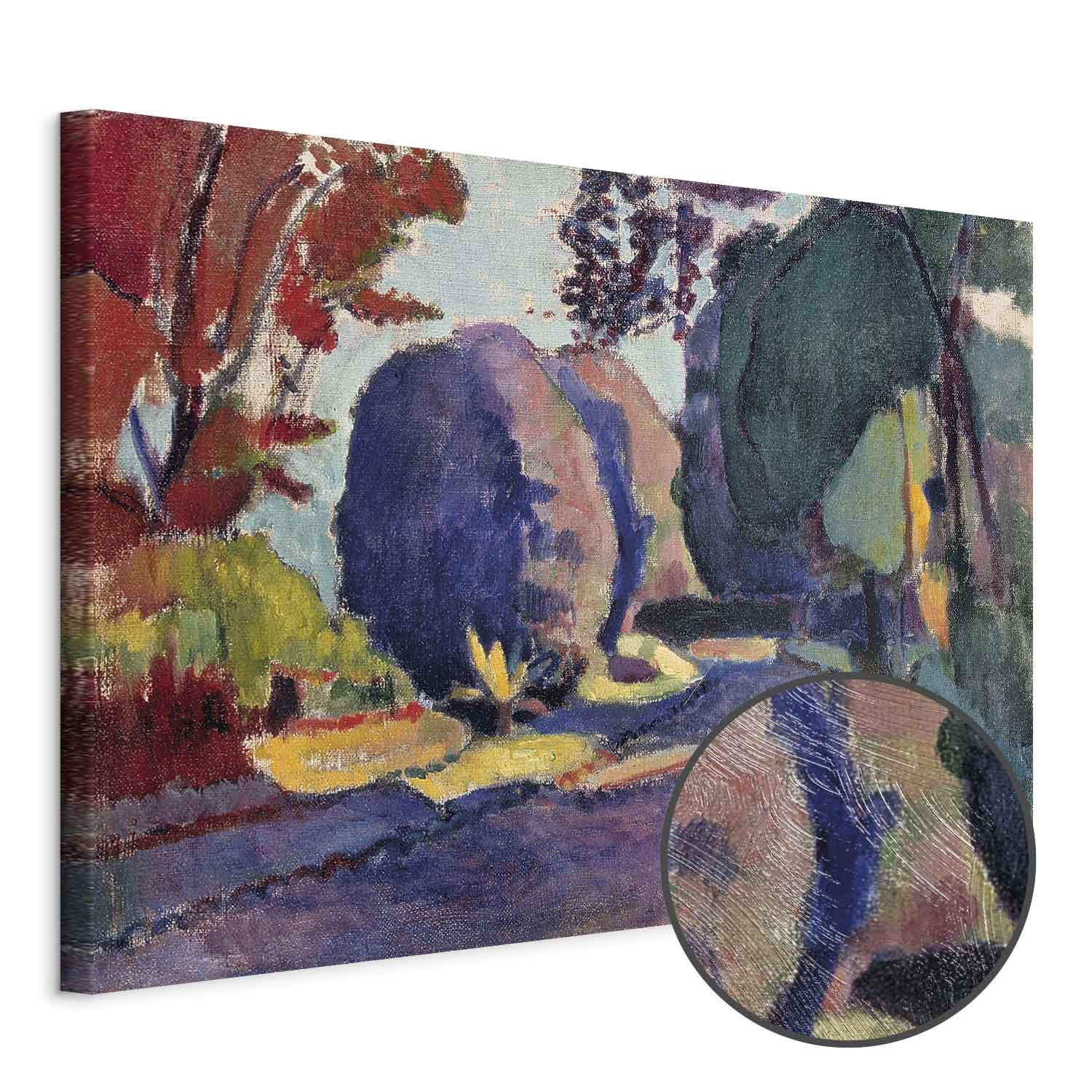 Luxembourg Gardens Matisse Classic Canvas Print