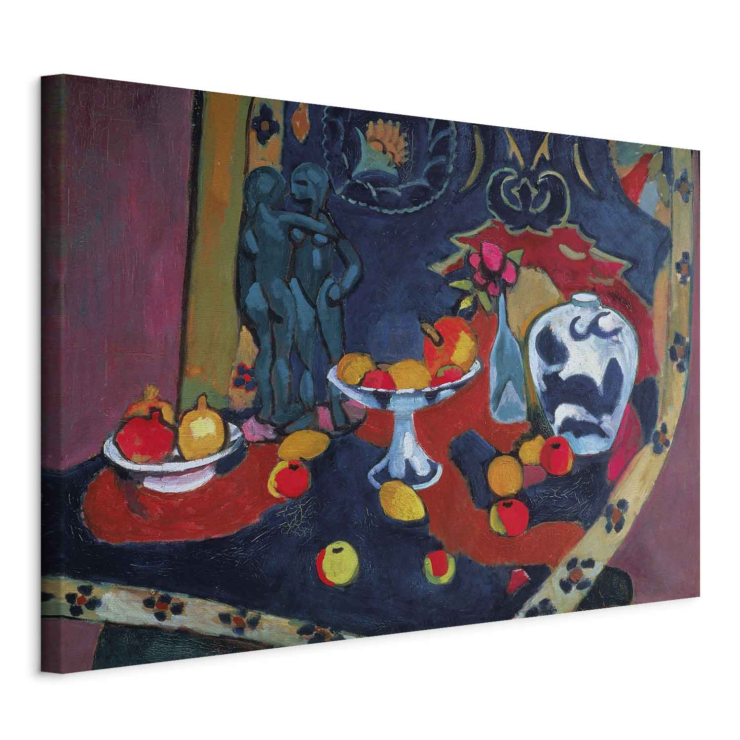 Matisse Still Life Fruit Bronze Statuette Canvas Print