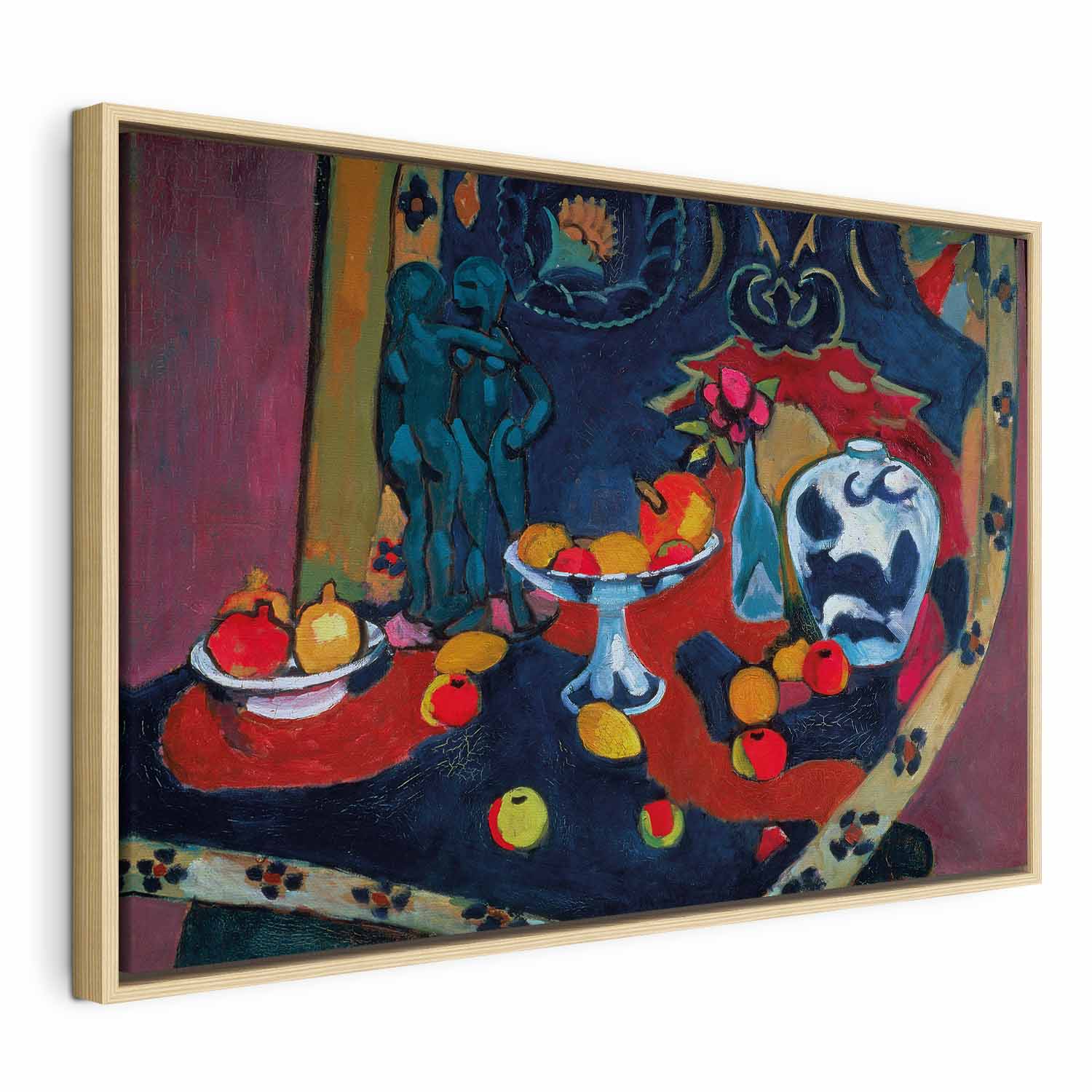 Matisse Still Life Fruit Bronze Statuette Canvas Print