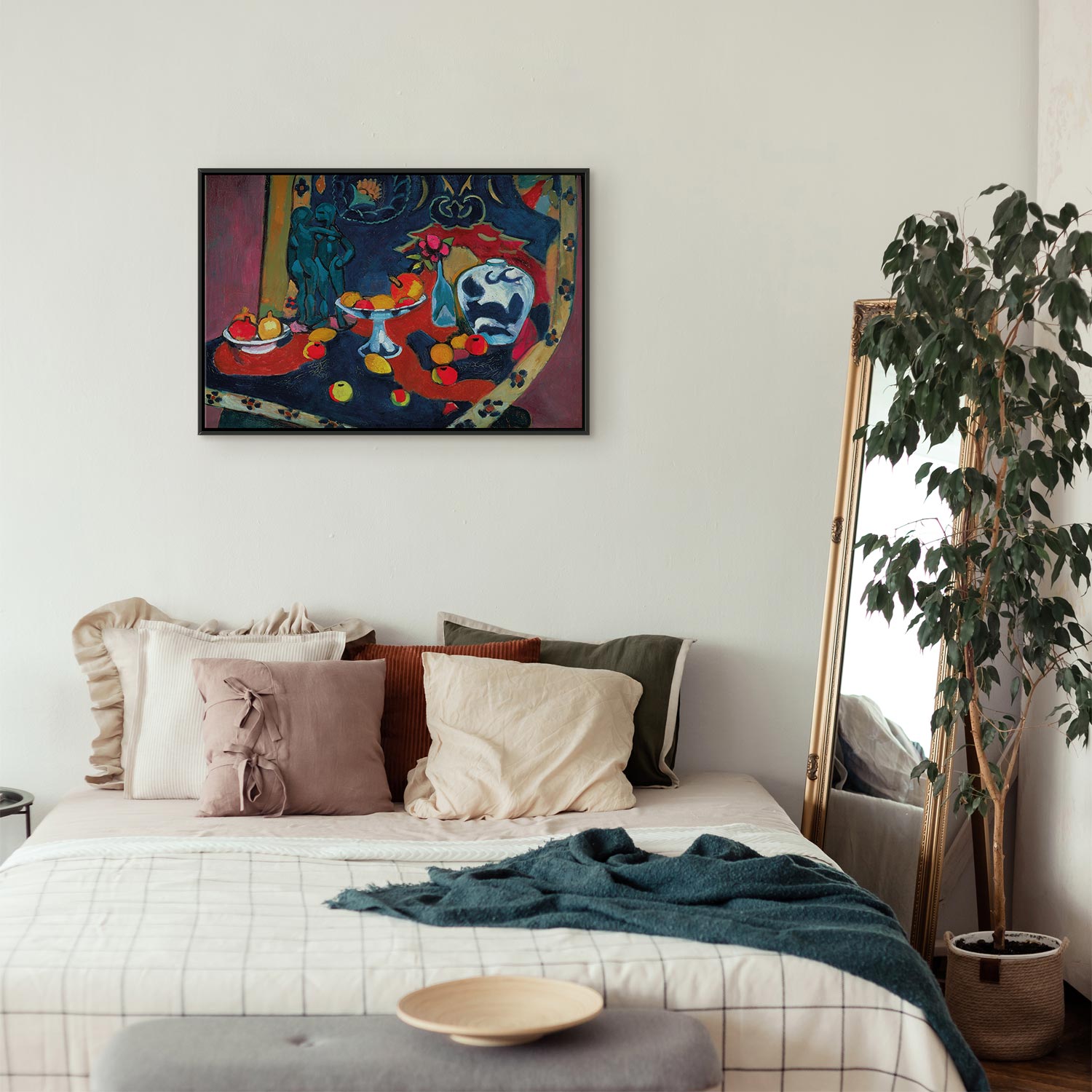 Matisse Still Life Fruit Bronze Statuette Canvas Print