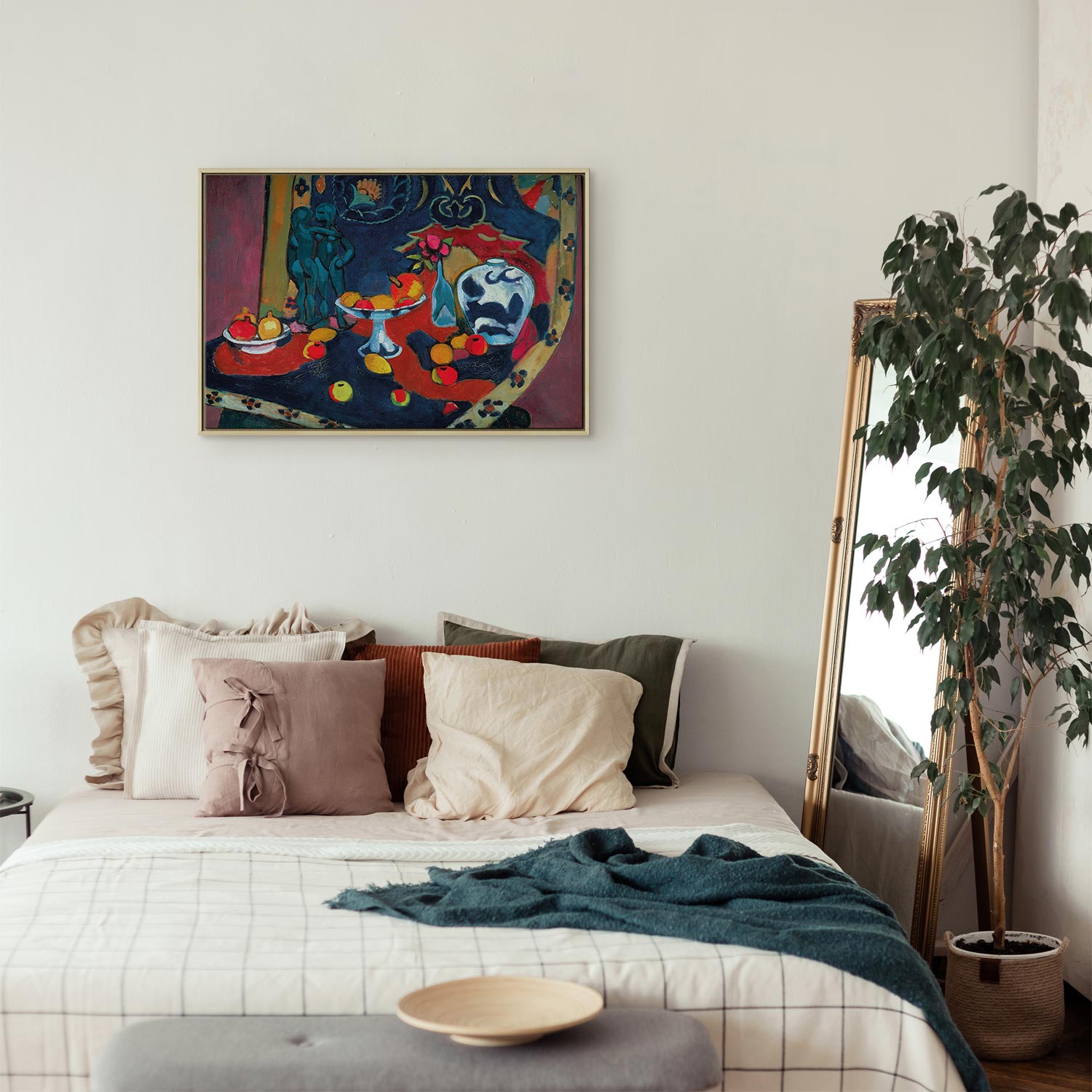 Matisse Still Life Fruit Bronze Statuette Canvas Print