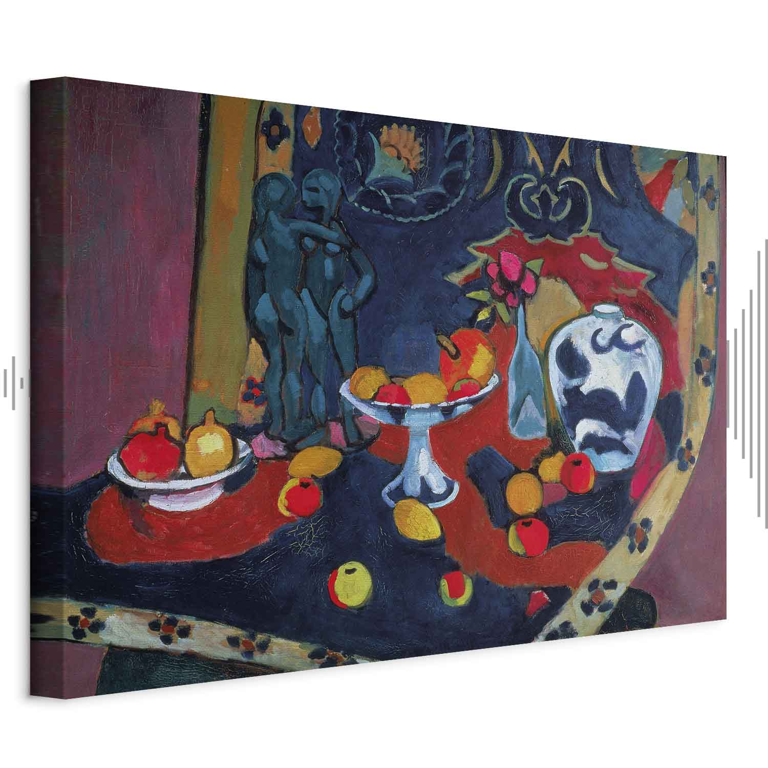 Matisse Still Life Fruit Bronze Statuette Canvas Print