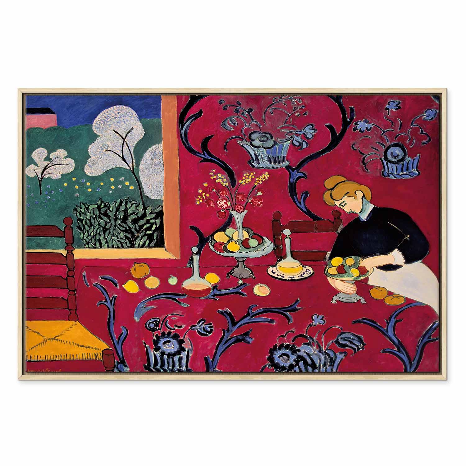Matisse Harmony in Red Classic Canvas Print