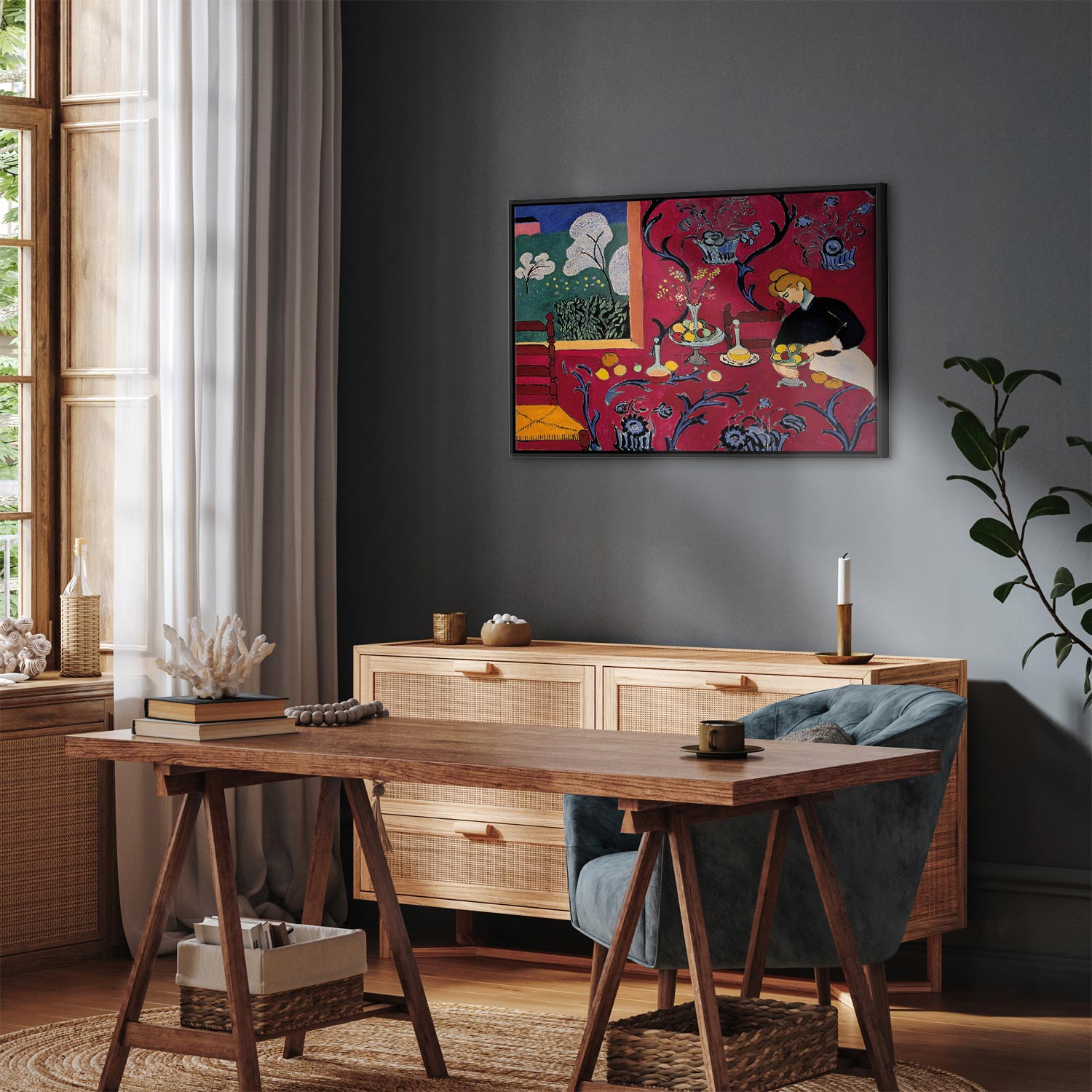 Matisse Harmony in Red Classic Canvas Print