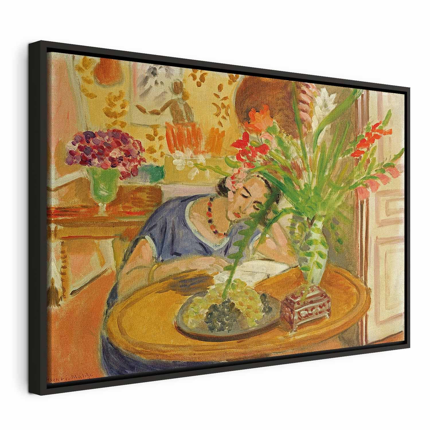 Matisse Woman with Gladioli Classic Canvas Print