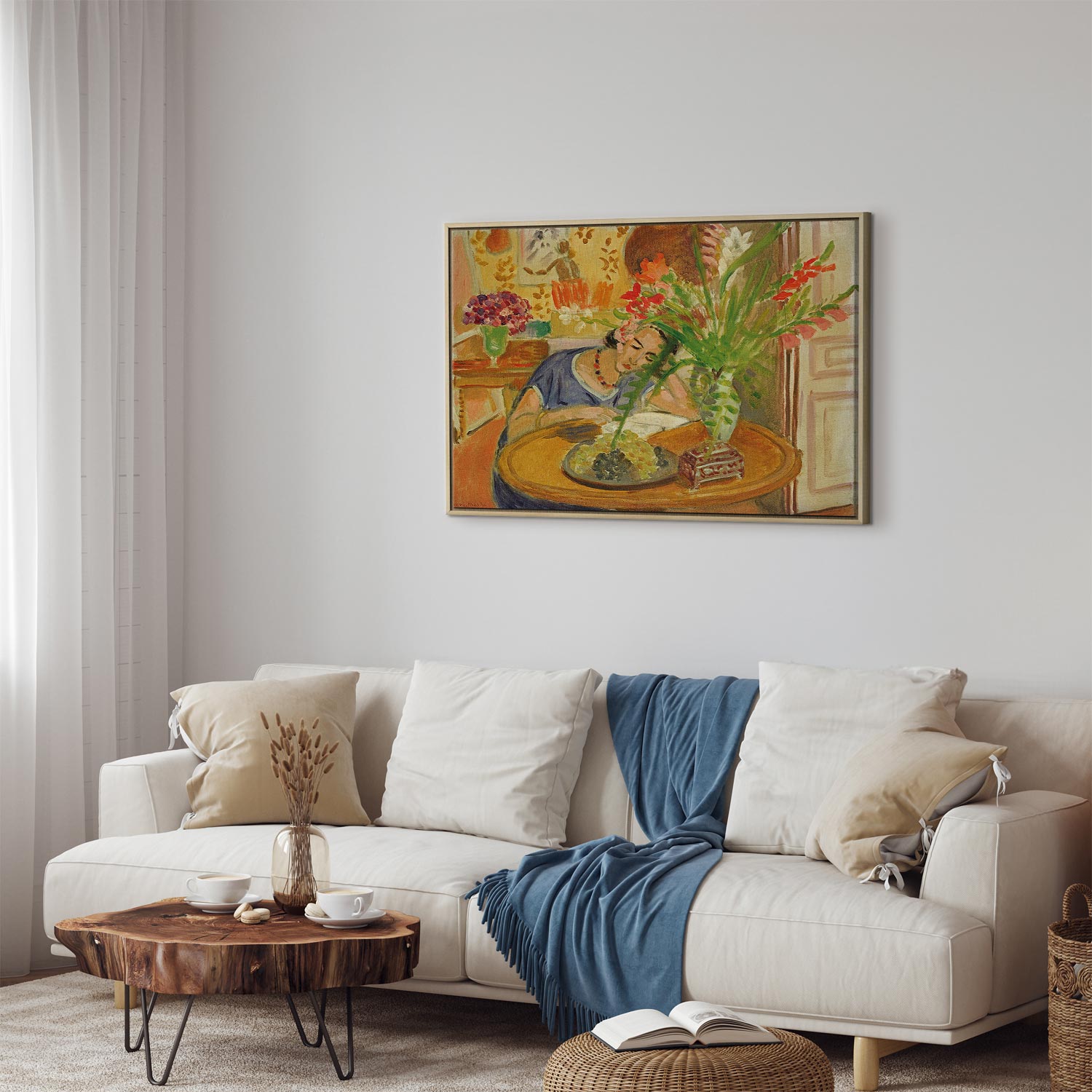 Matisse Woman with Gladioli Classic Canvas Print