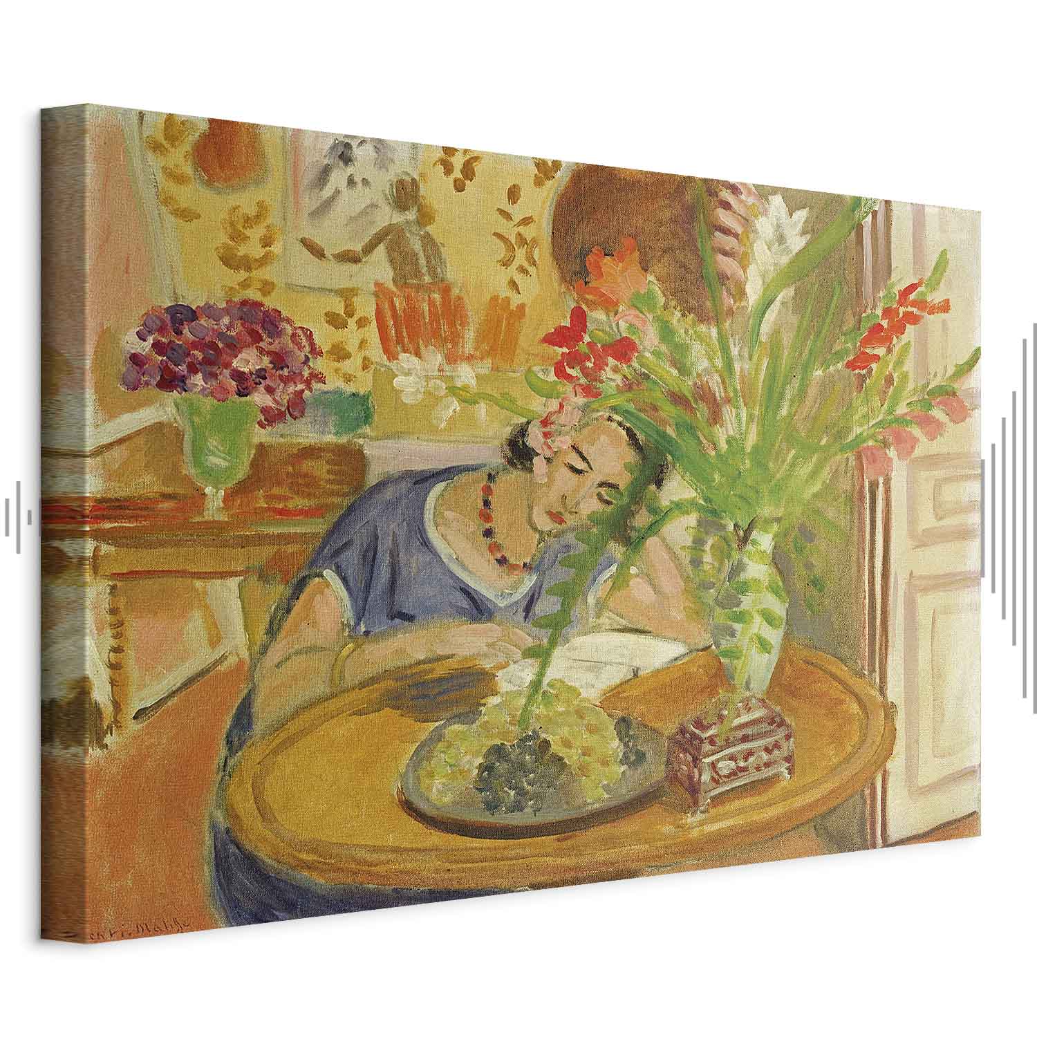 Matisse Woman with Gladioli Classic Canvas Print
