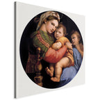 Canvas Print Madonna on a Chair