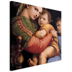 Canvas Print Madonna on a Chair