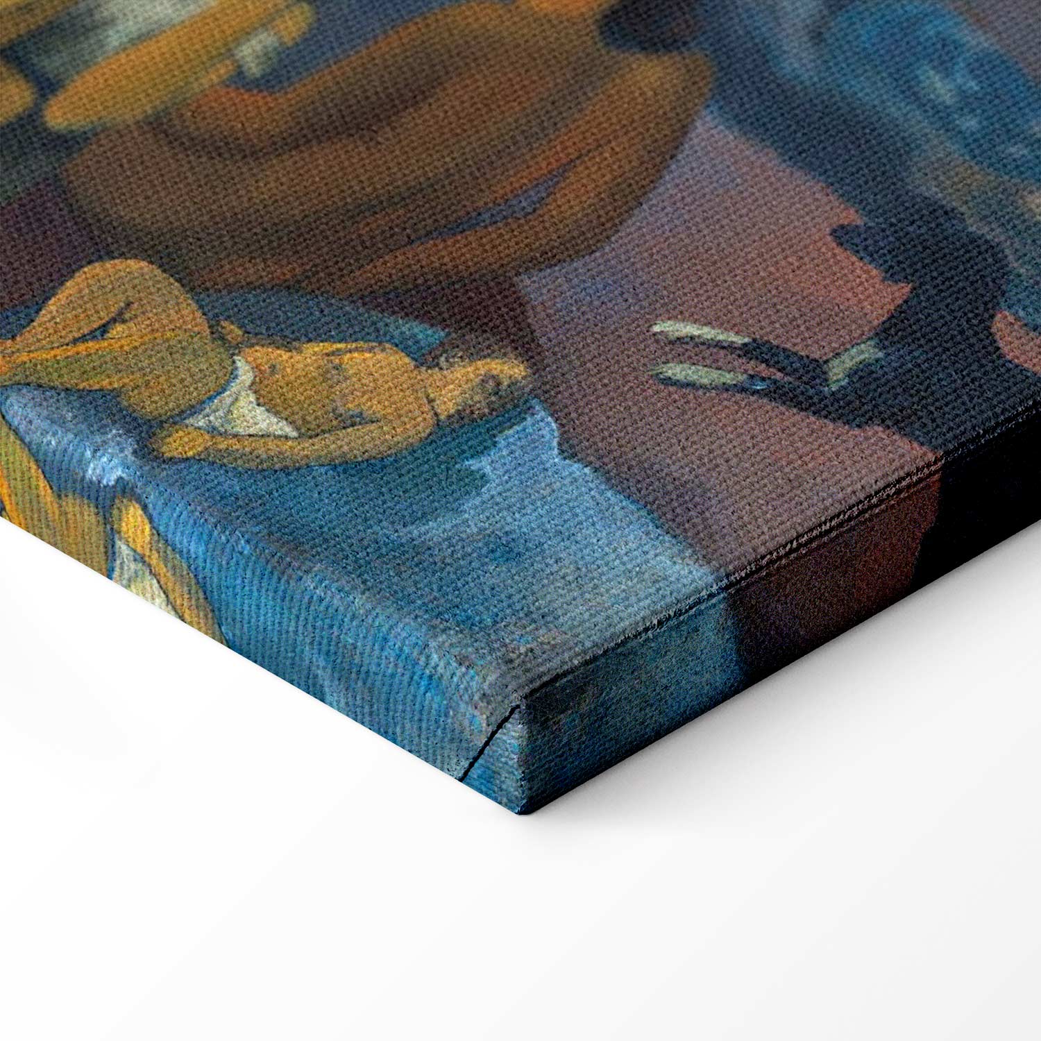 Gauguin Philosophical Figure Scene Canvas Print