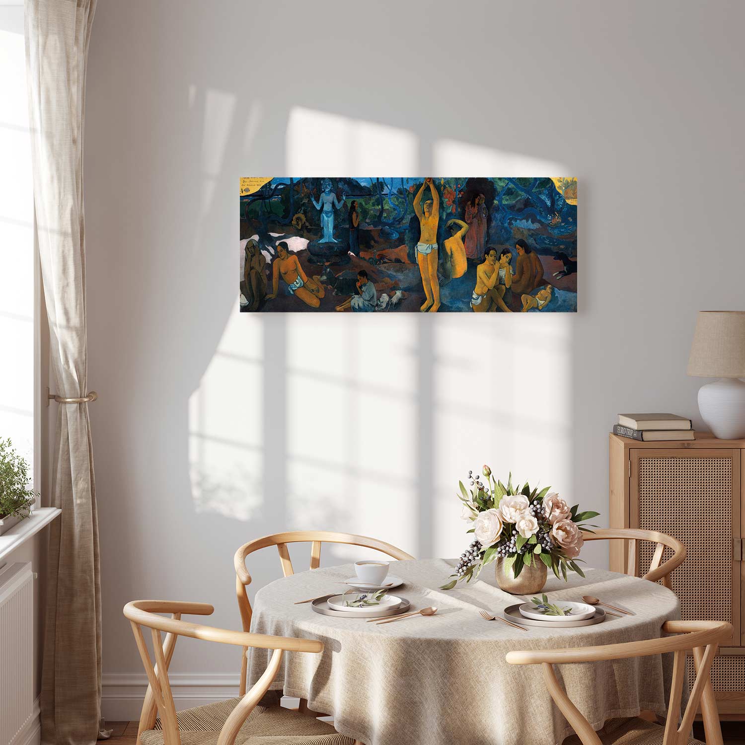 Gauguin Philosophical Figure Scene Canvas Print