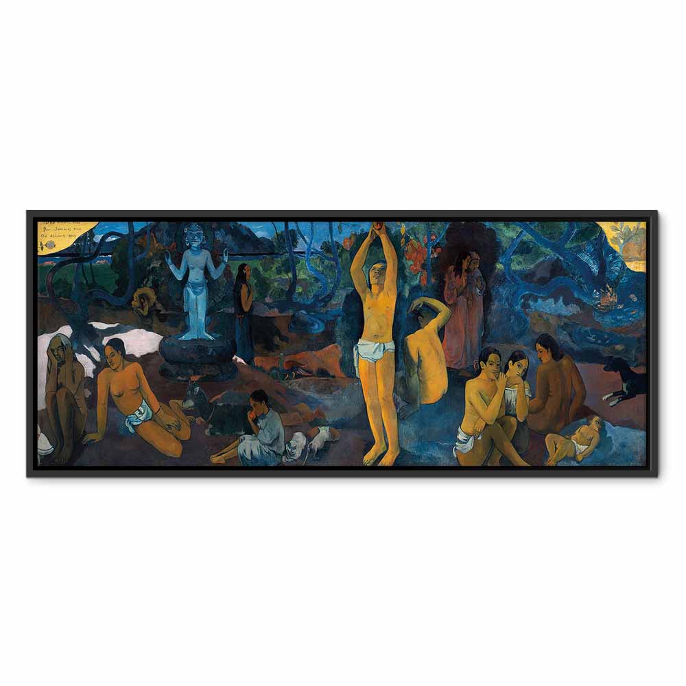 Gauguin Philosophical Figure Scene Canvas Print