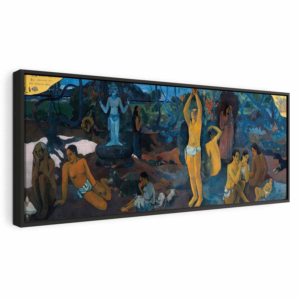 Gauguin Philosophical Figure Scene Canvas Print