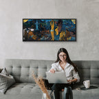 Gauguin Philosophical Figure Scene Canvas Print