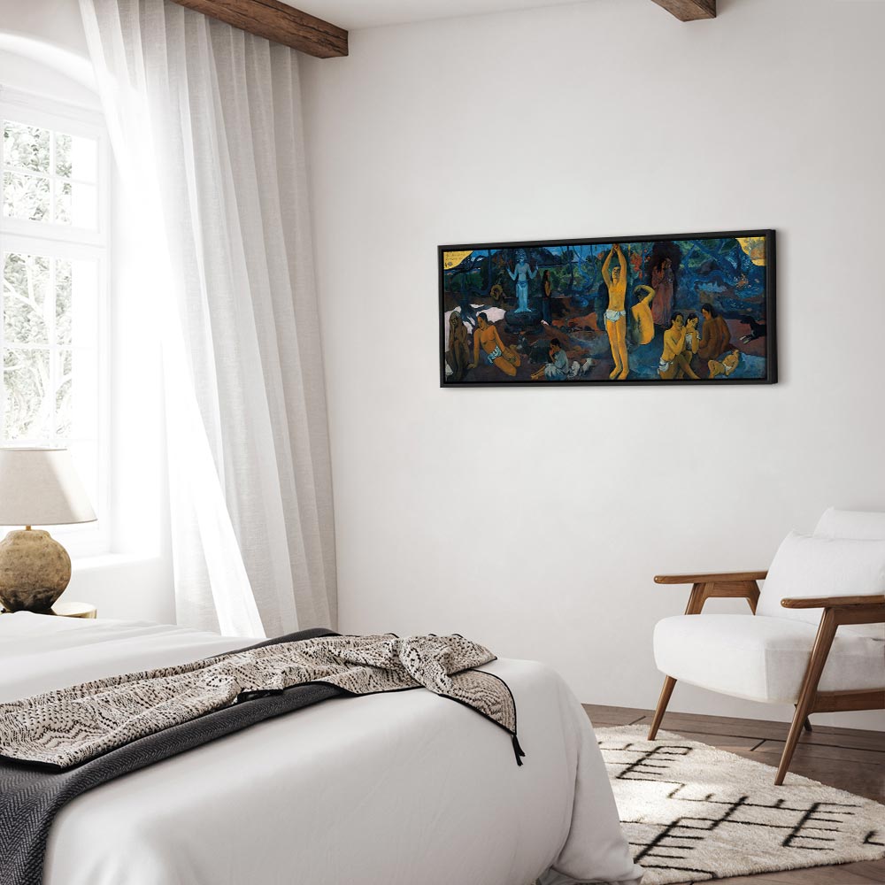 Gauguin Philosophical Figure Scene Canvas Print