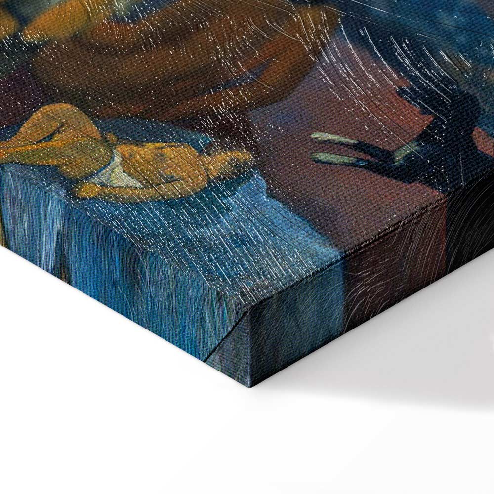Gauguin Philosophical Figure Scene Canvas Print