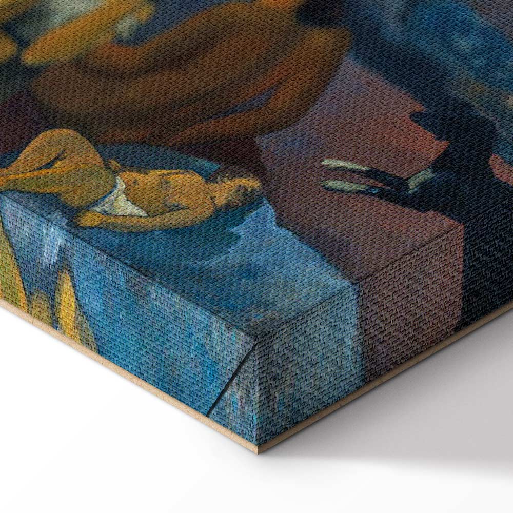 Gauguin Philosophical Figure Scene Canvas Print