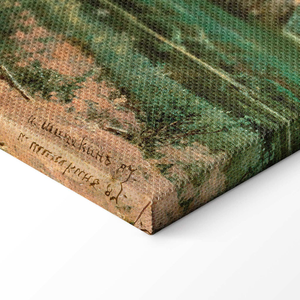 Oak Forest Landscape Classic Canvas Print