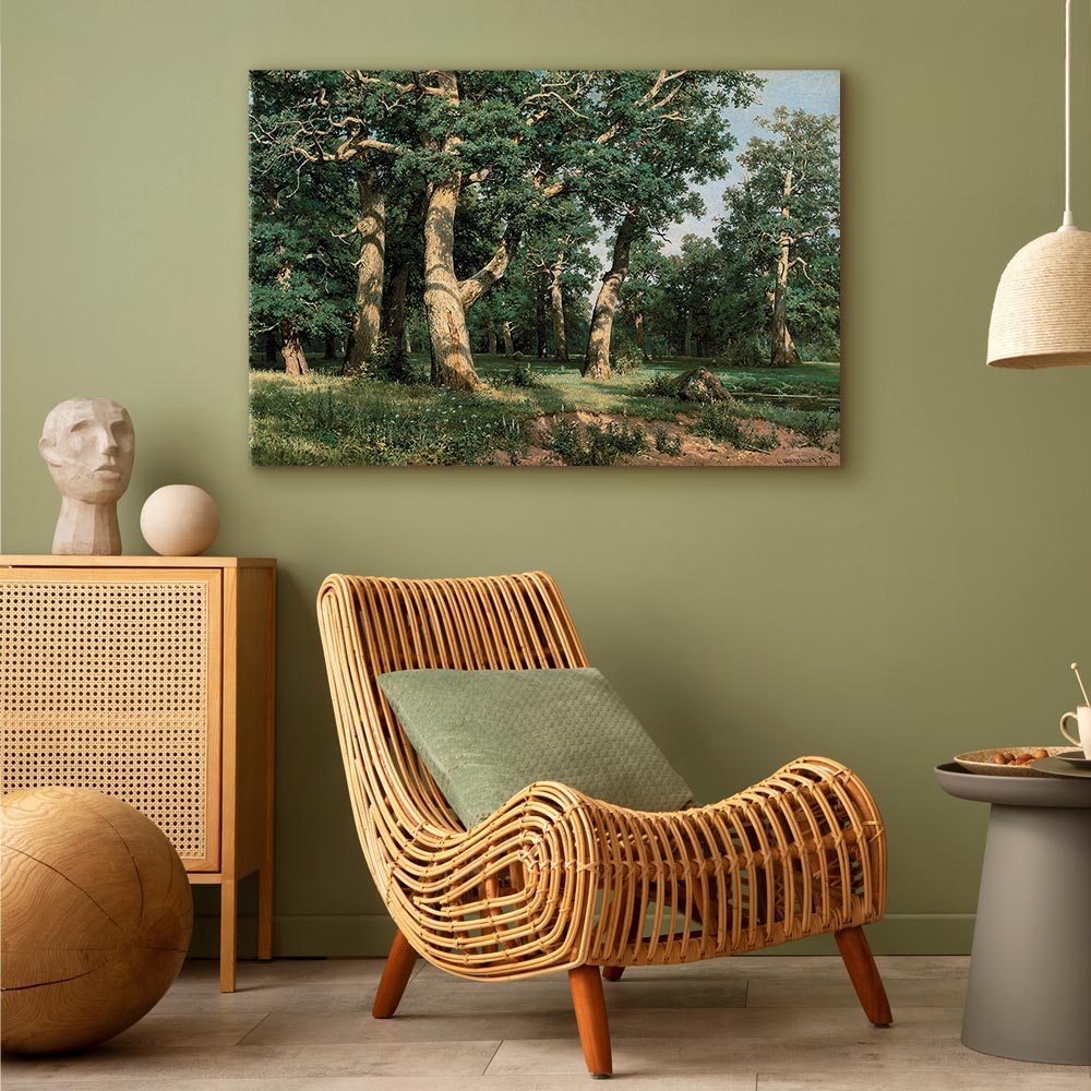 Canvas Print Oak Forest
