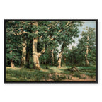 Oak Forest Landscape Classic Canvas Print